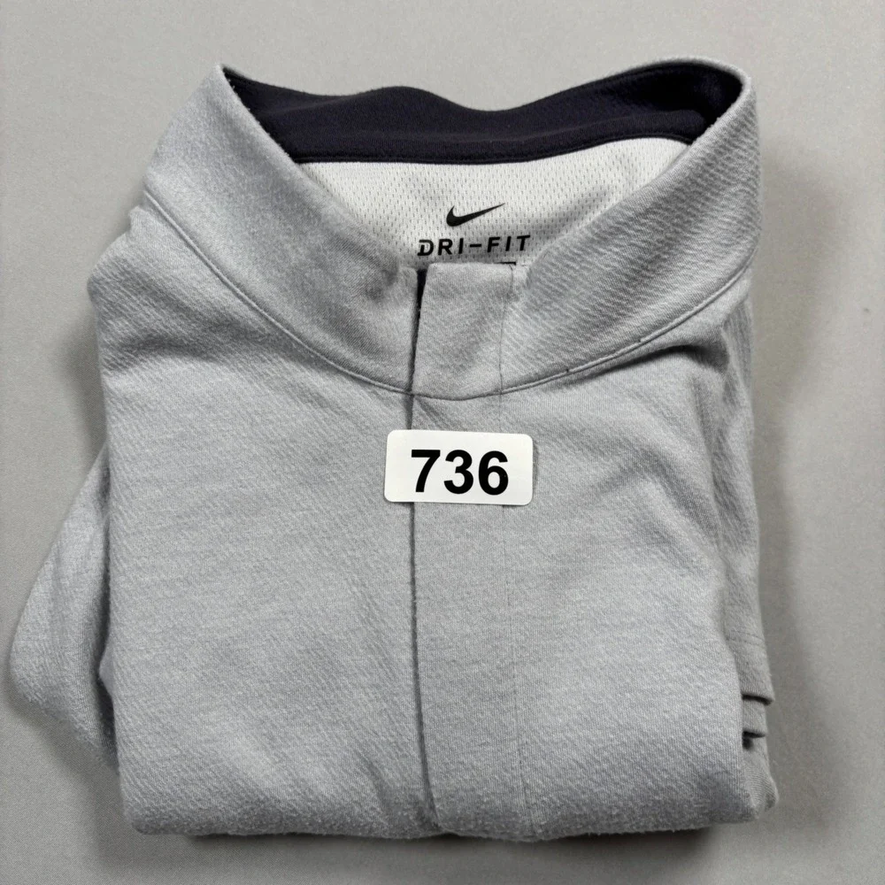 Nike Pullover Mens XXL‎ Grey Clemson Tigers Dri-FIT Quarter Zip BV0398-042